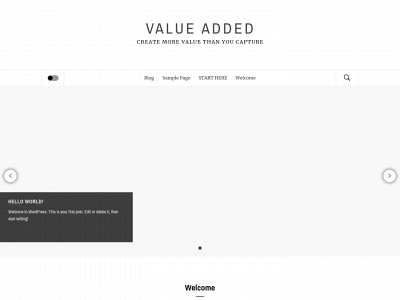 valueadded.blog snapshot