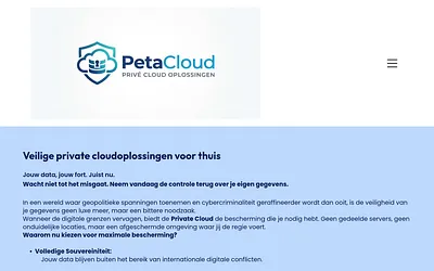 petacloud.nl snapshot