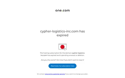 cypher-logistics-inc.com snapshot