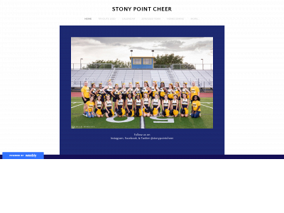 stonypointcheer.weebly.com snapshot