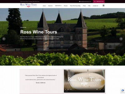 rosswinetours.com snapshot