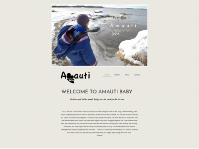 amautibaby.com snapshot