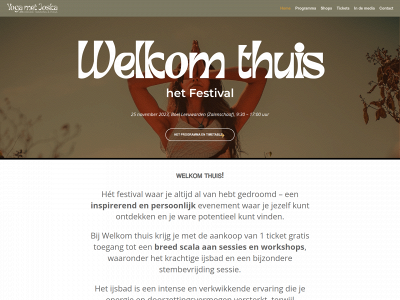 welkomthuisfestival.nl snapshot
