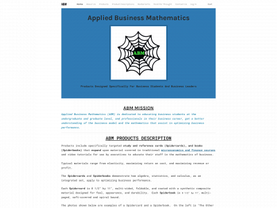 www.appliedbusinessmathematics.com snapshot