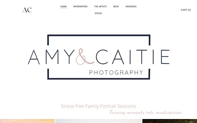 www.amyandcaitie.com snapshot