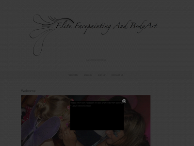 elitefacenbodyart.com snapshot