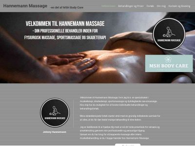 hannemannmassage.dk snapshot