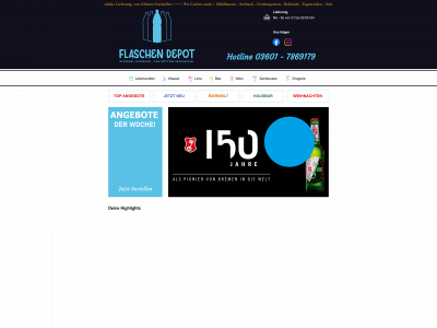 flaschendepot.de snapshot