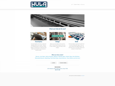hulasignworks.com snapshot