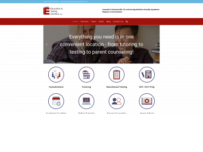 educationandtestingsolutions.com snapshot