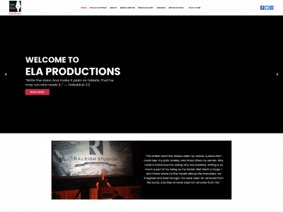elaproductions.com snapshot