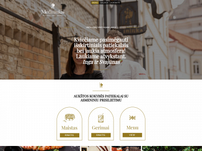 medininkairestaurant.lt snapshot