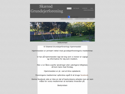 skaeroedgrundejerforening.dk snapshot