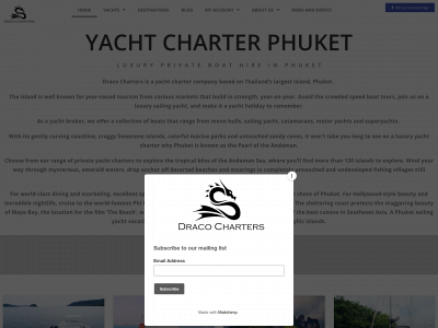 dracocharters.com snapshot