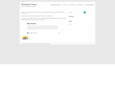 divergentviews.com snapshot