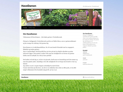havedamen.dk snapshot