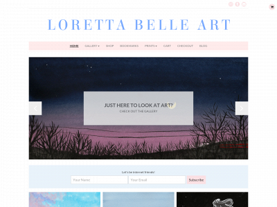 lorettabelleart.com snapshot