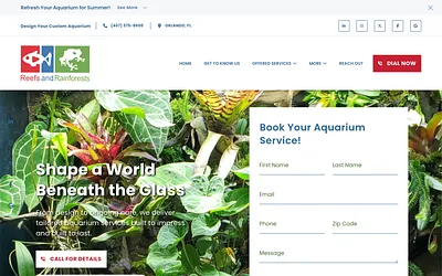 www.reefsandrainforests.com snapshot