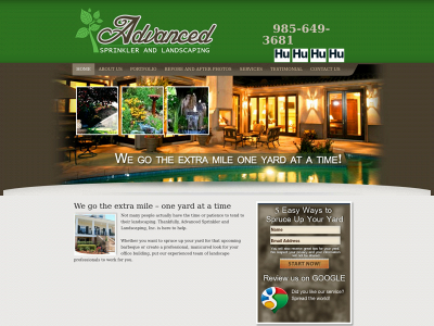 advancedlandscapingnorthshore.com snapshot