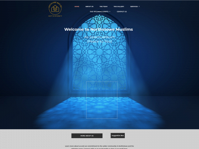 northstowemuslims.org snapshot