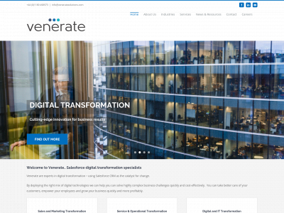 veneratesolutions.com snapshot