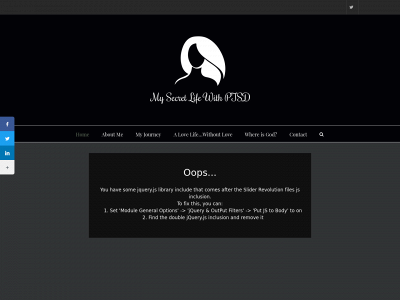 mysecretlifewithptsd.com snapshot