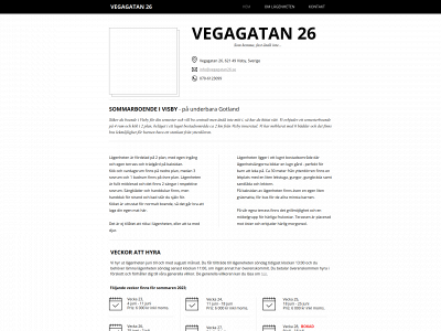 vegagatan26.se snapshot