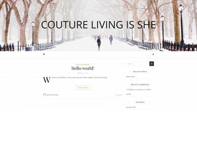 couturelivingisshe.com snapshot