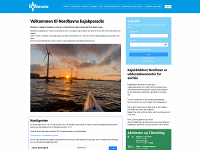kajaknordhavn.dk snapshot