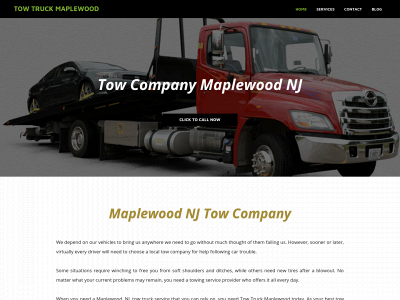 www.towtruckmaplewood.com snapshot