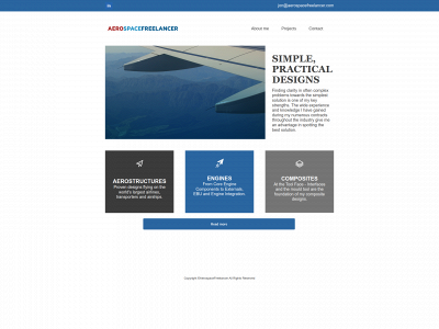 aerospacefreelancer.com snapshot