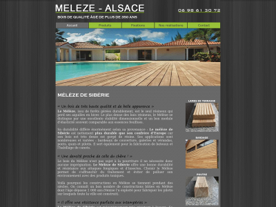 meleze-alsace.com snapshot