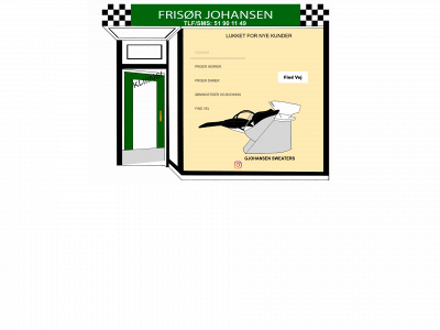 frisorjohansen.dk snapshot
