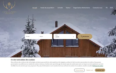 lysgaardcottages.fr snapshot