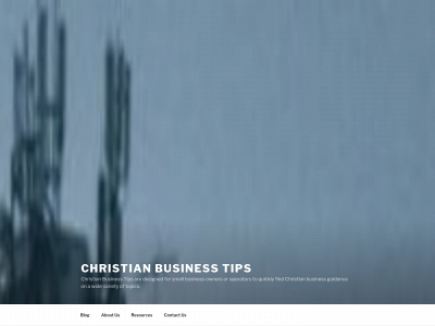 christianbusinesstips.com snapshot