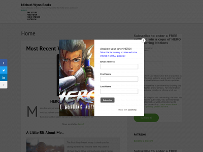 michaelwynnbooks.com snapshot