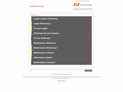 reallitlaw.com snapshot