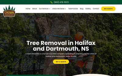 crownarborists.ca snapshot