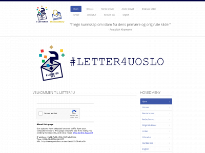 letter4u.no snapshot