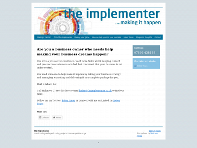 theimplementer.co.uk snapshot