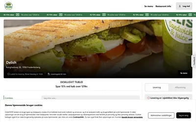 delishsandwich.dk snapshot