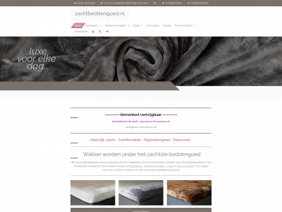 zachtbeddengoed.nl snapshot