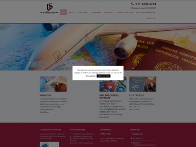 legaljusticesolicitors.co.uk snapshot