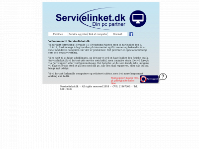 servicelinket.dk snapshot