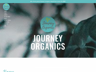 journeyorganics.com snapshot