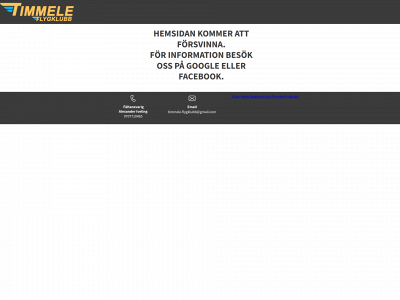 timmeleflygklubb.se snapshot