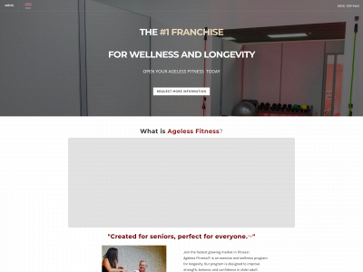 www.agelessfitnessfranchise.com snapshot