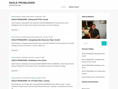 skole-problemer.dk snapshot
