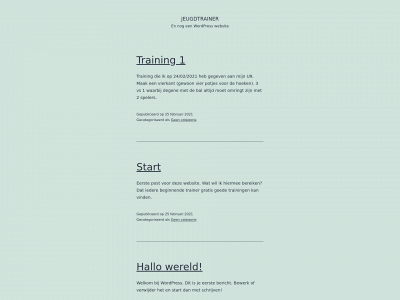 jeugdtrainer.be snapshot