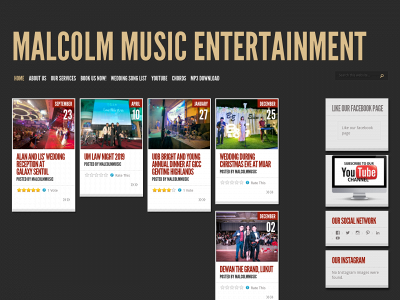 malcolmmusic.net snapshot
